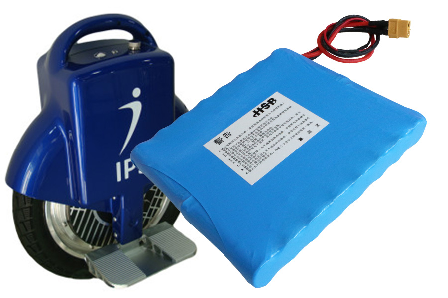 独轮车平衡车风火轮16串锂电池组