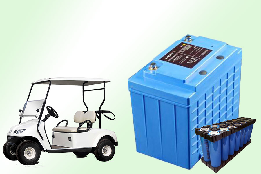 高尔夫球车巡逻车观光车24V锂电池