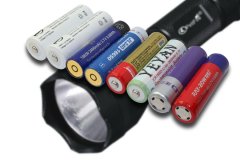 强光手电筒带帽3.7V锂电池